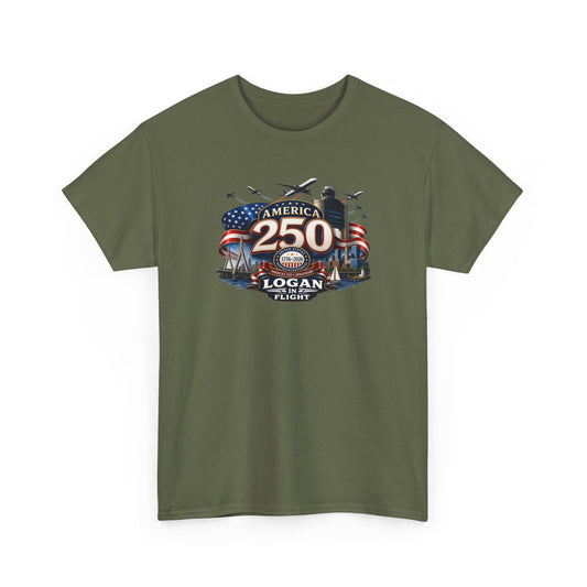 Logan in Flight - T-Shirt - 250 - US Semiquincentennial