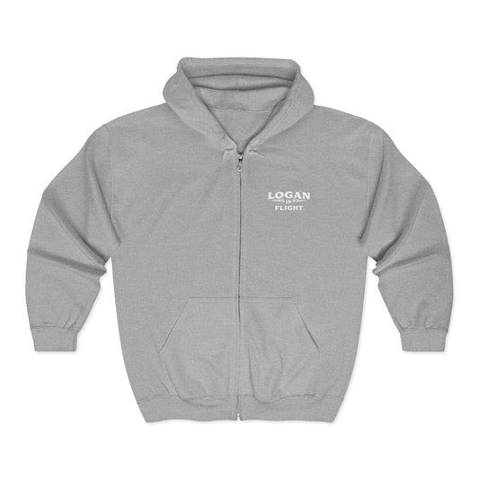 Logan in Flight Zip Hoodie