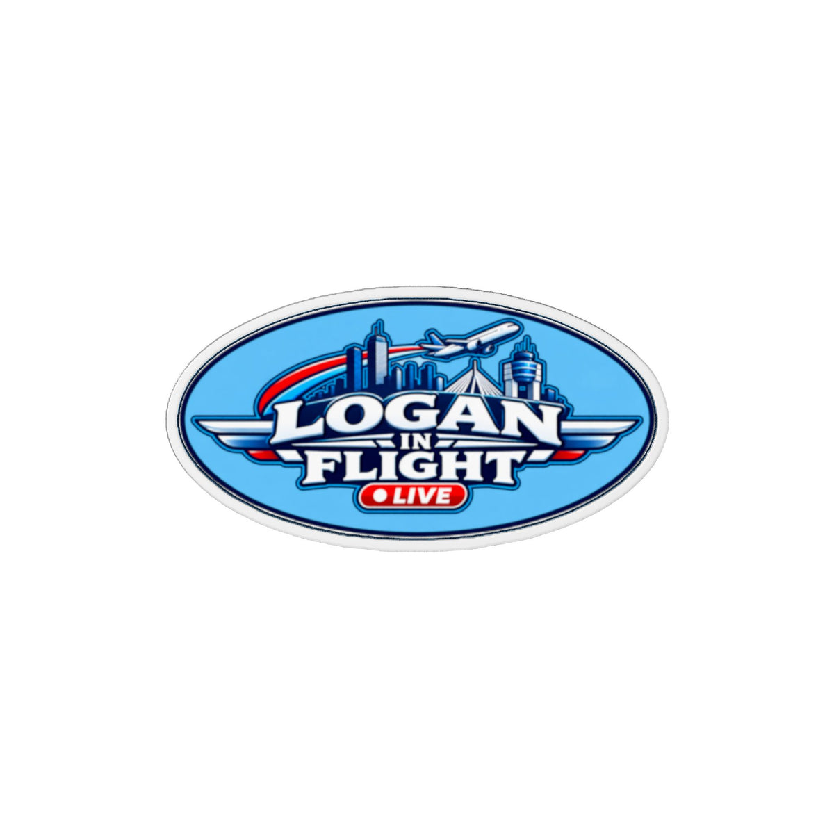 Logan in Flight Live Pin