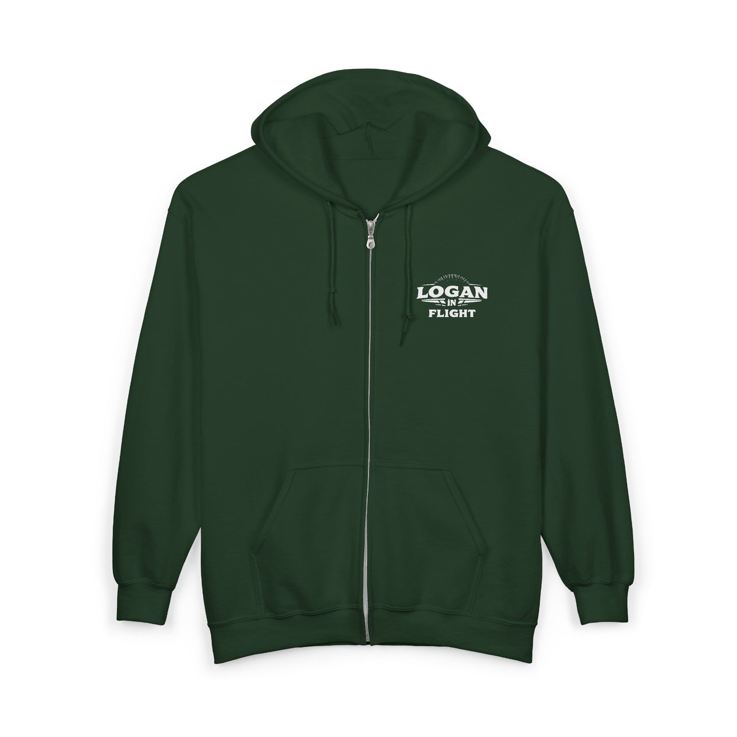 Logan in Flight Zip Hoodie