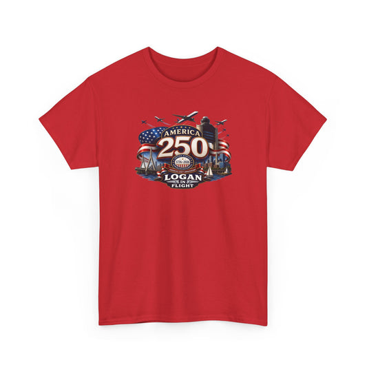 Logan in Flight - T-Shirt - 250 - US Semiquincentennial