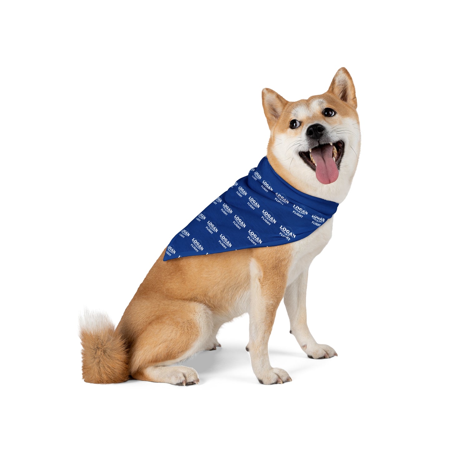 Logan in Flight Pet Bandana