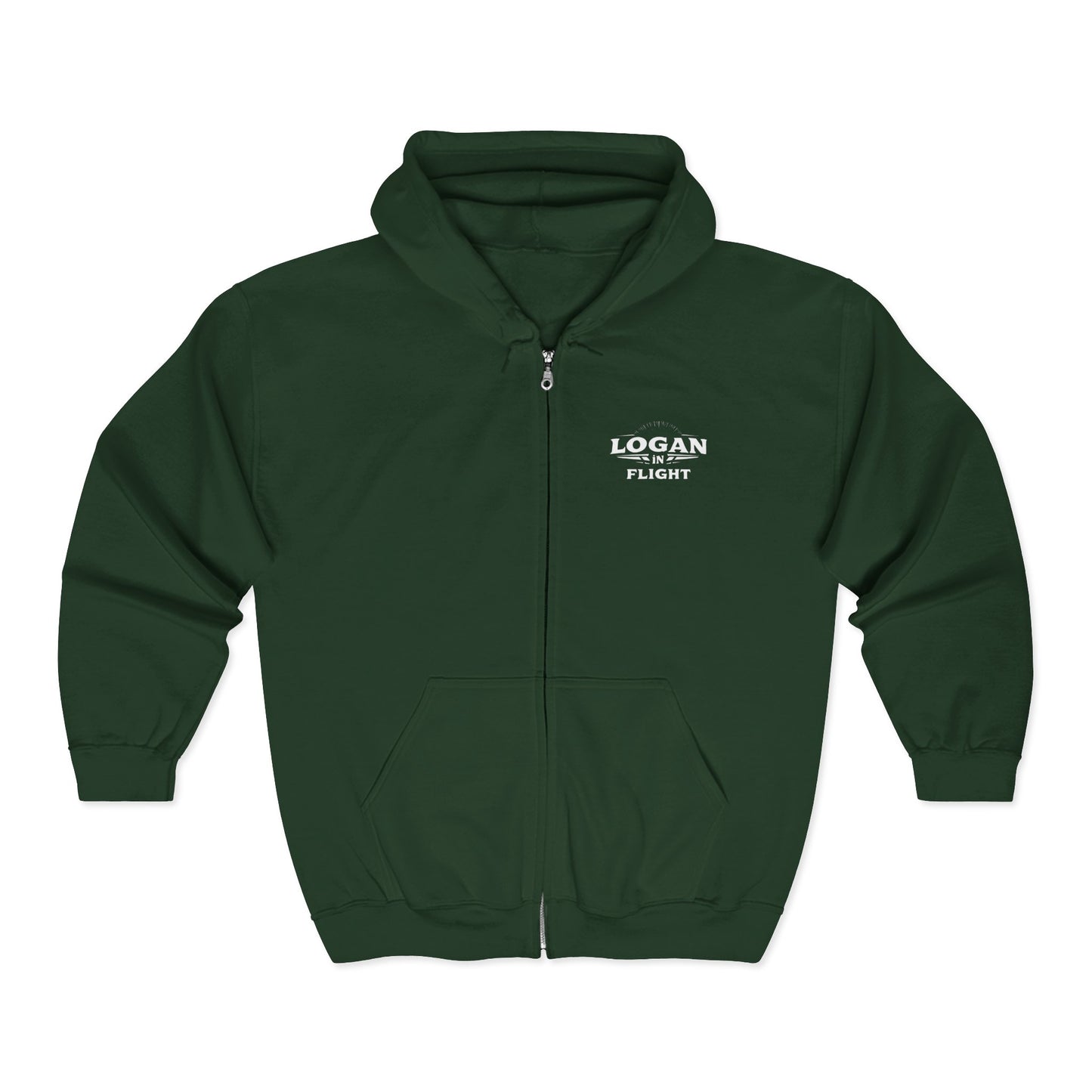 Logan in Flight Zip Hoodie