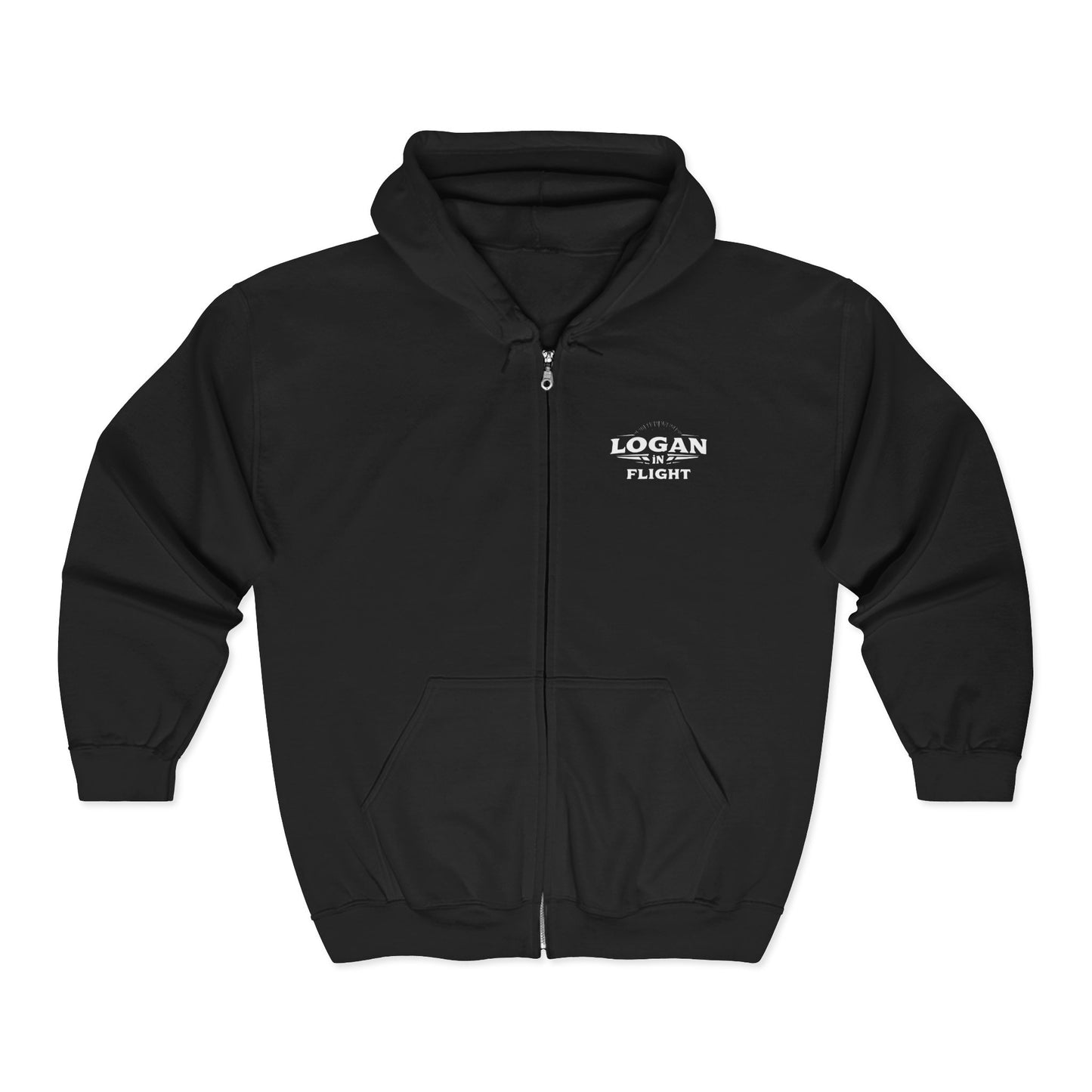 Logan in Flight Zip Hoodie