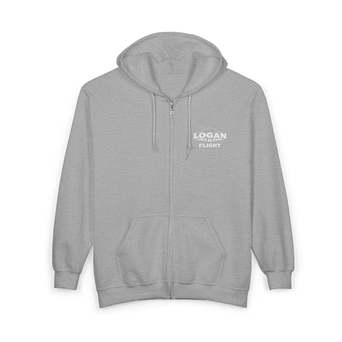 Logan in Flight Zip Hoodie