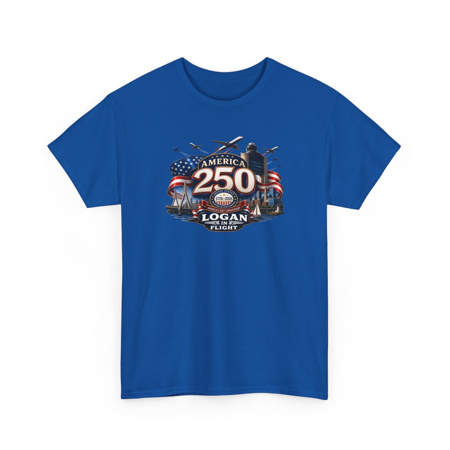 Logan in Flight - T-Shirt - 250 - US Semiquincentennial