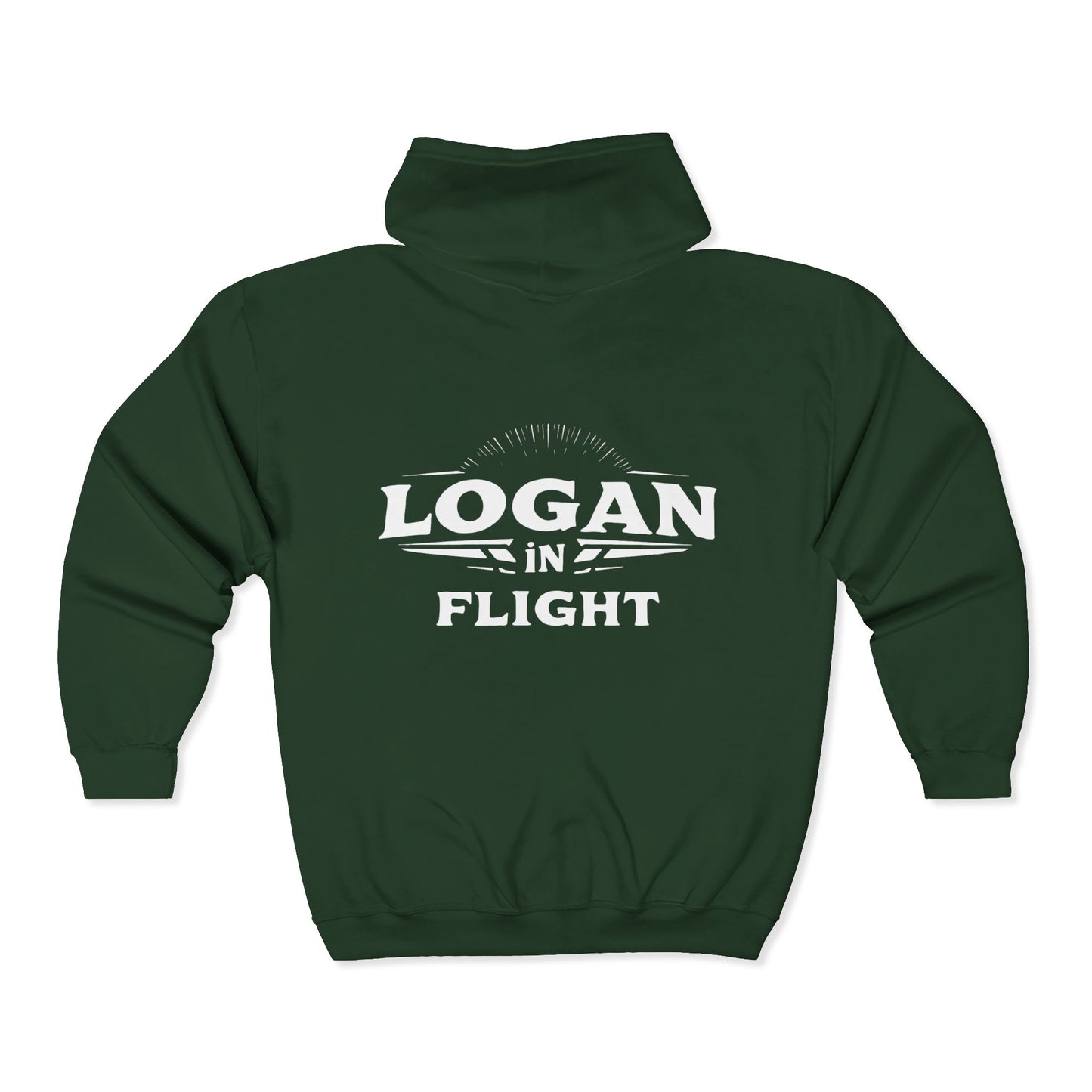 Logan in Flight Zip Hoodie