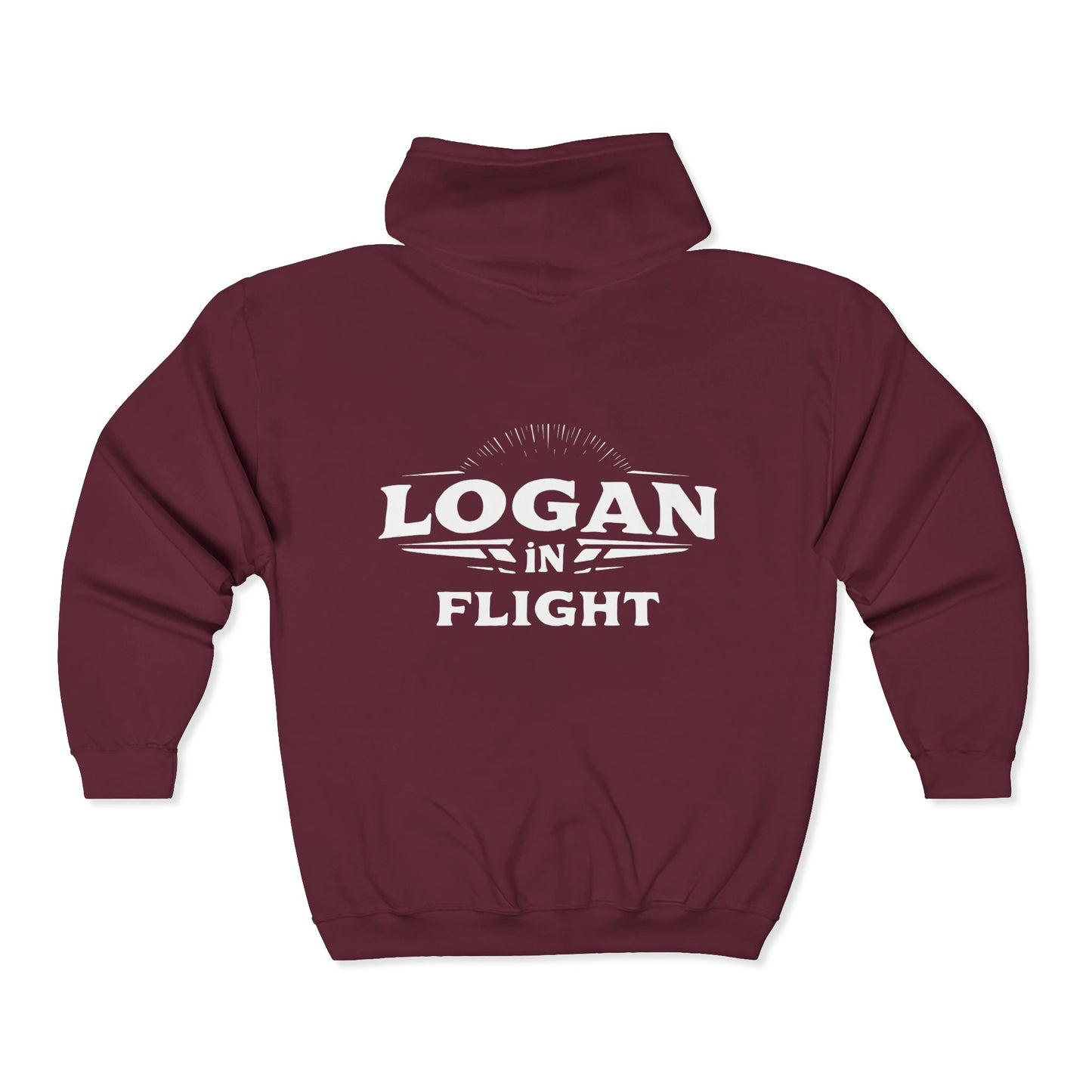 Logan in Flight Zip Hoodie