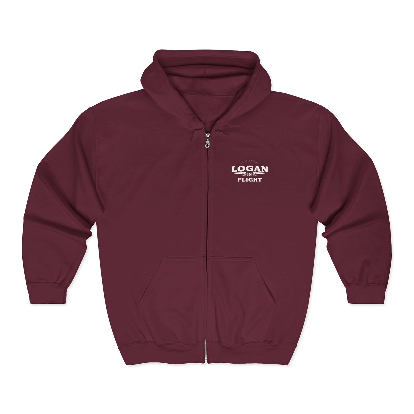Logan in Flight Zip Hoodie