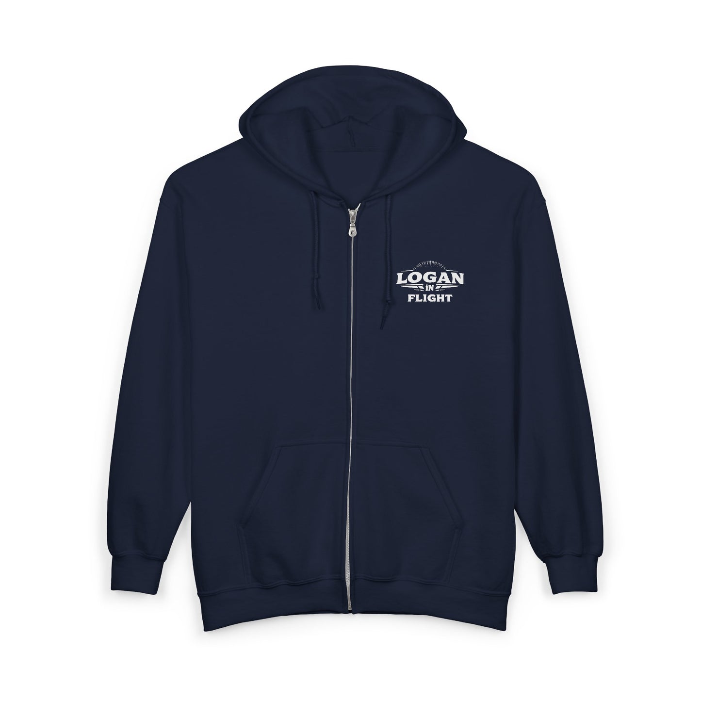Logan in Flight Zip Hoodie