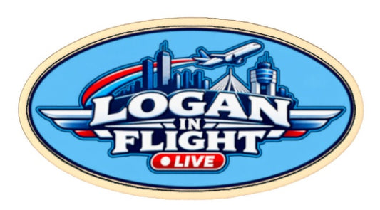 Logan in Flight Live Pin
