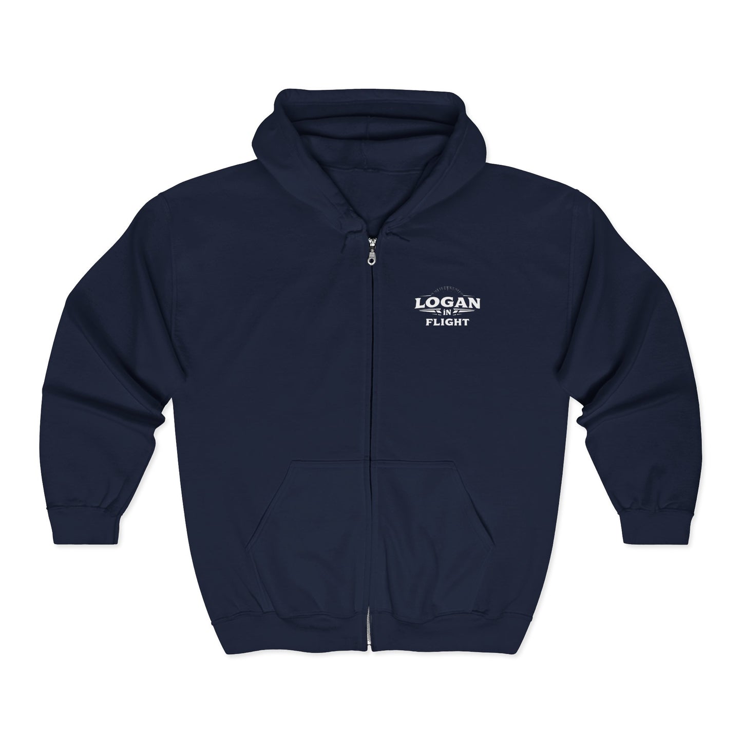 Logan in Flight Zip Hoodie