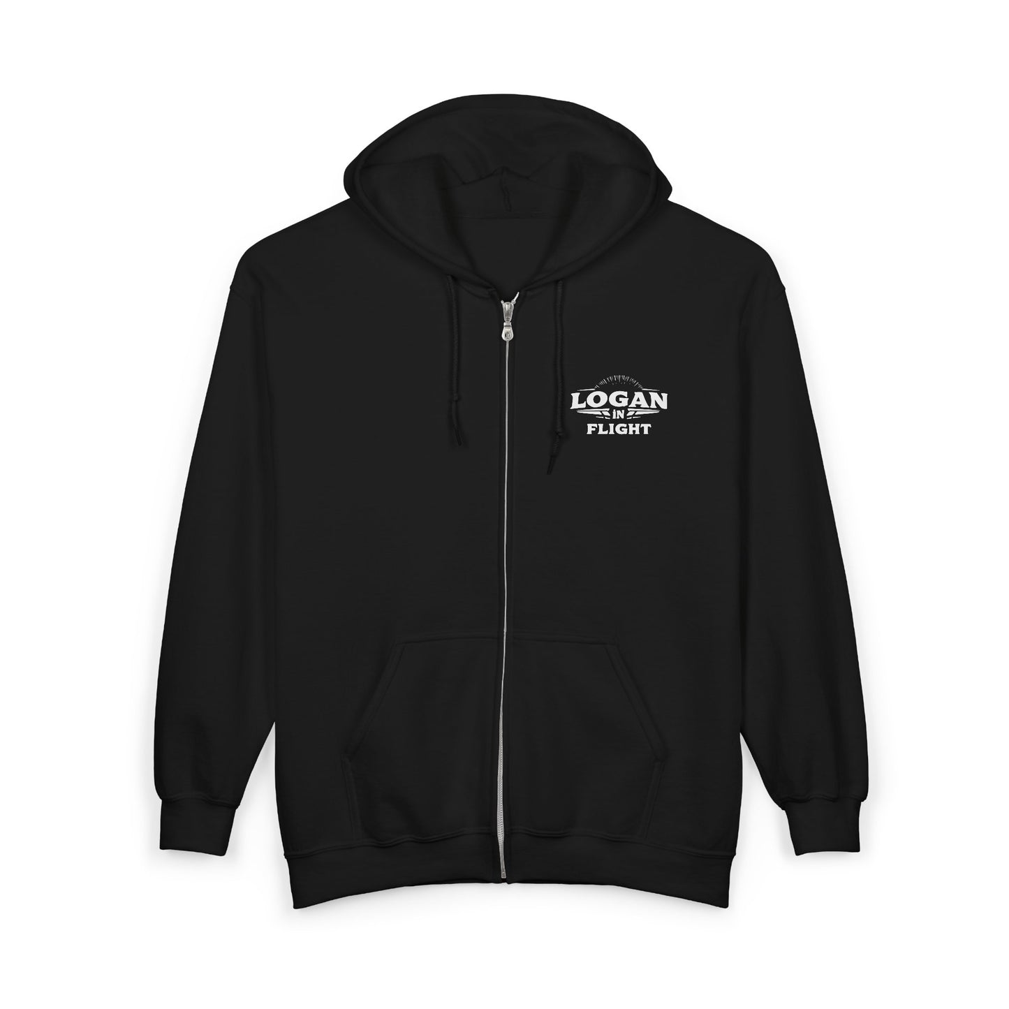 Logan in Flight Zip Hoodie
