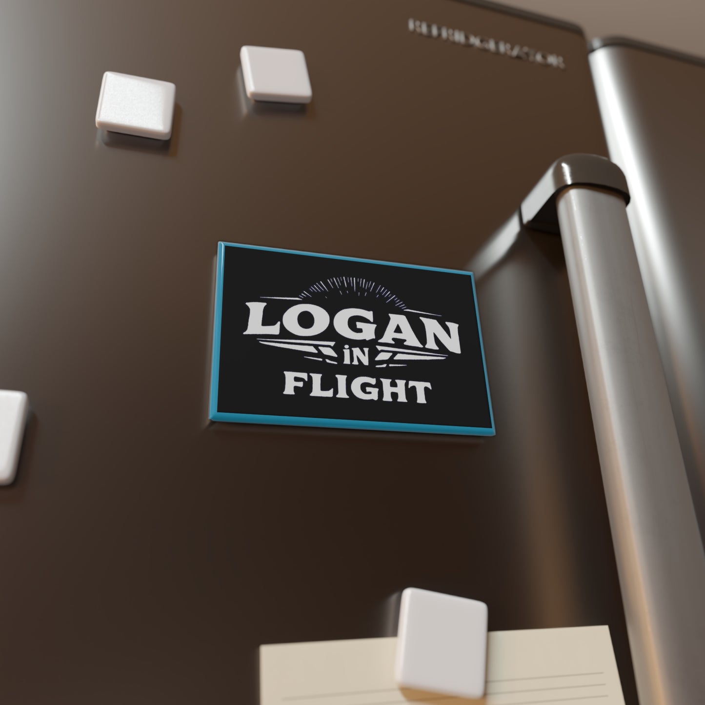 Logan in Flight Magnet