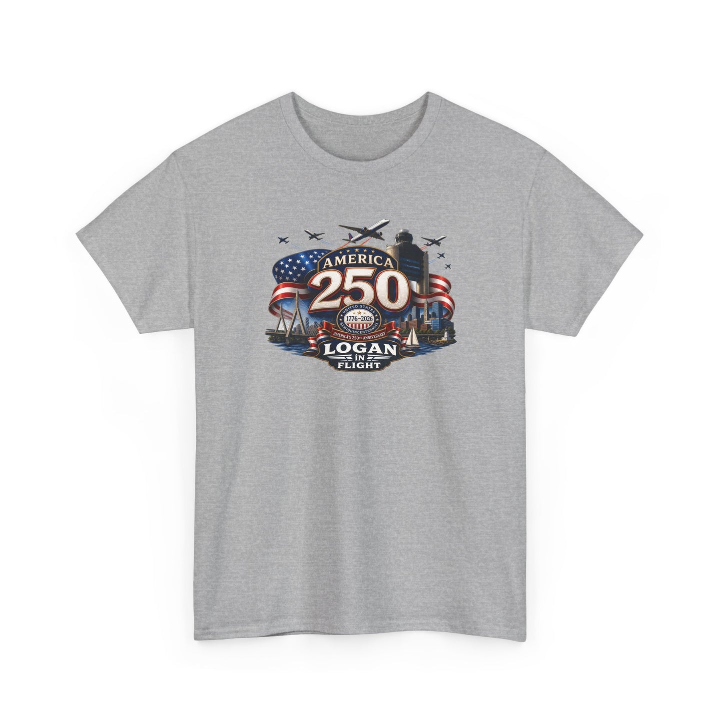 Logan in Flight - T-Shirt - 250 - US Semiquincentennial