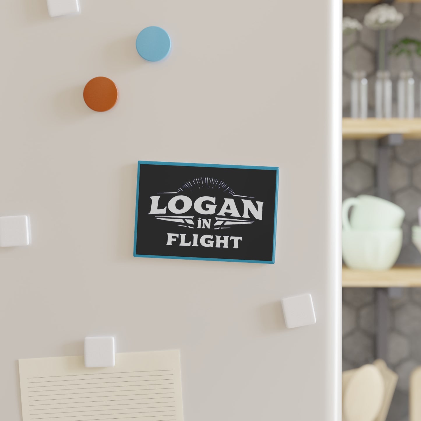 Logan in Flight Magnet