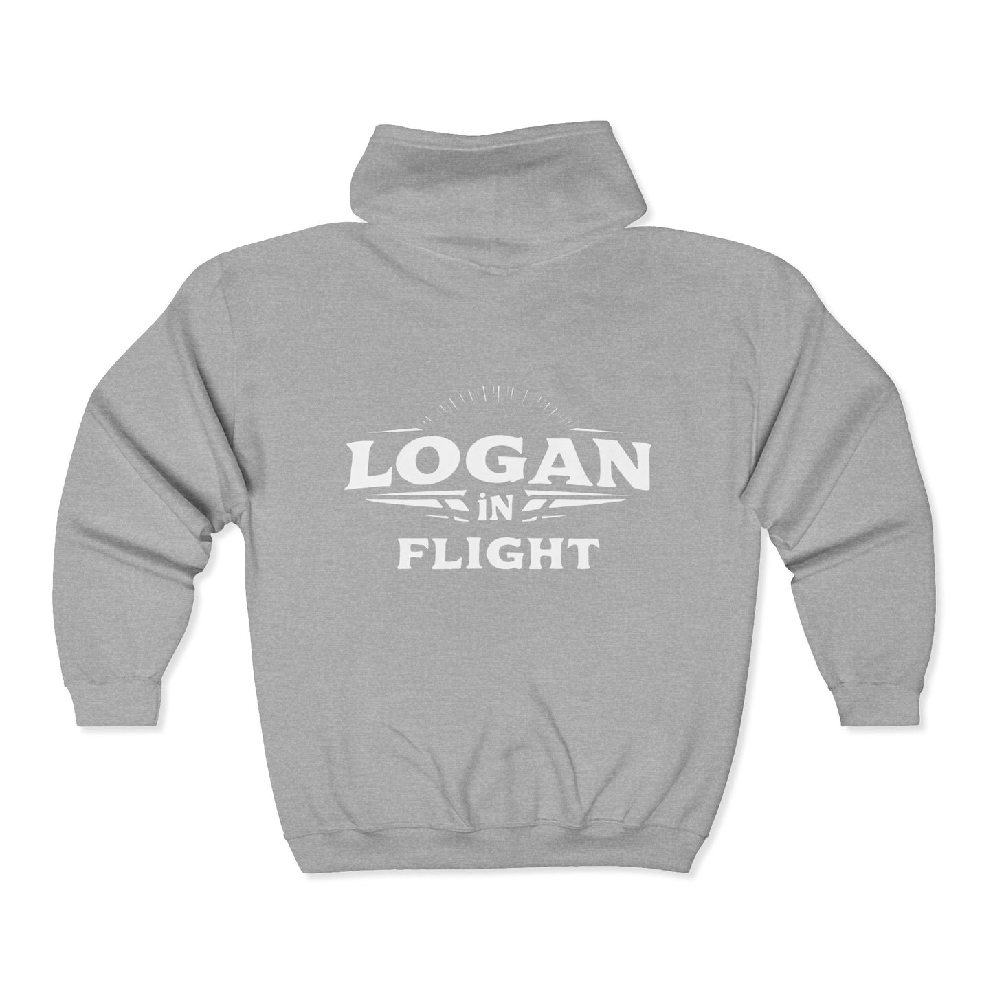 Logan in Flight Zip Hoodie