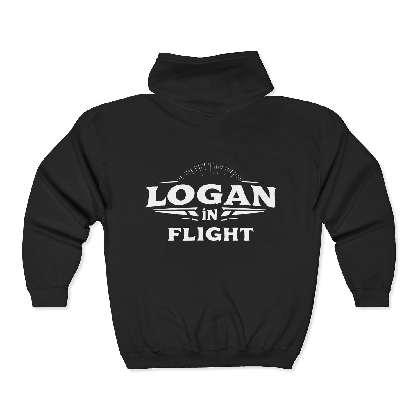 Logan in Flight Zip Hoodie