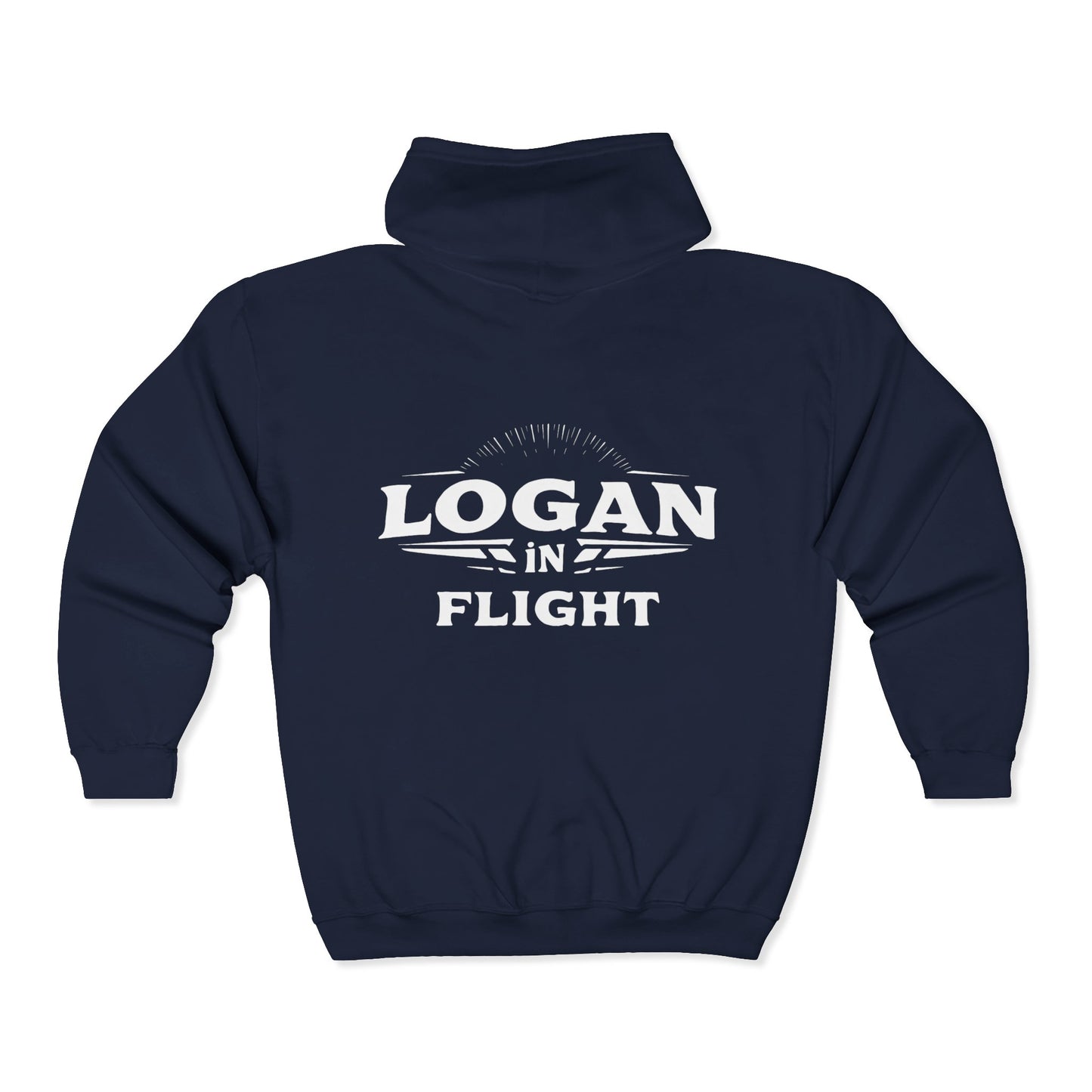 Logan in Flight Zip Hoodie