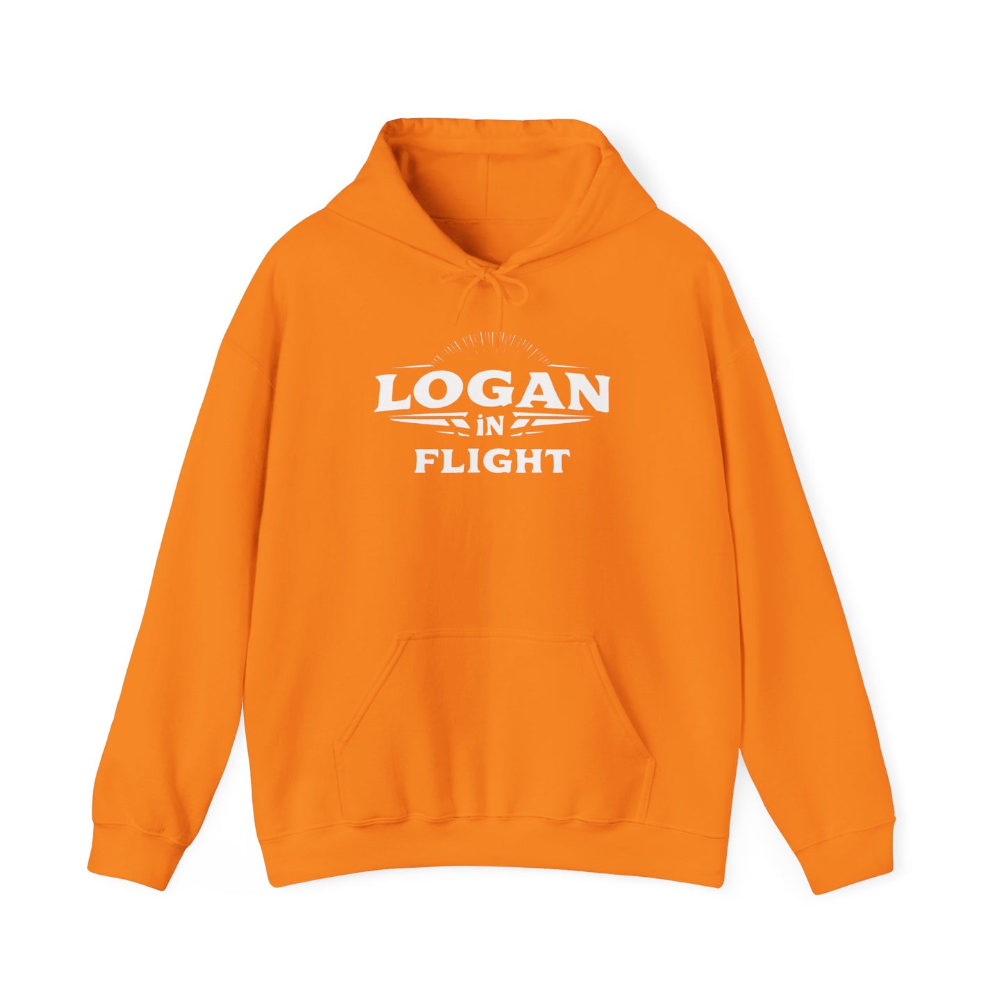 Hooded Sweatshirt - Logan in Flight